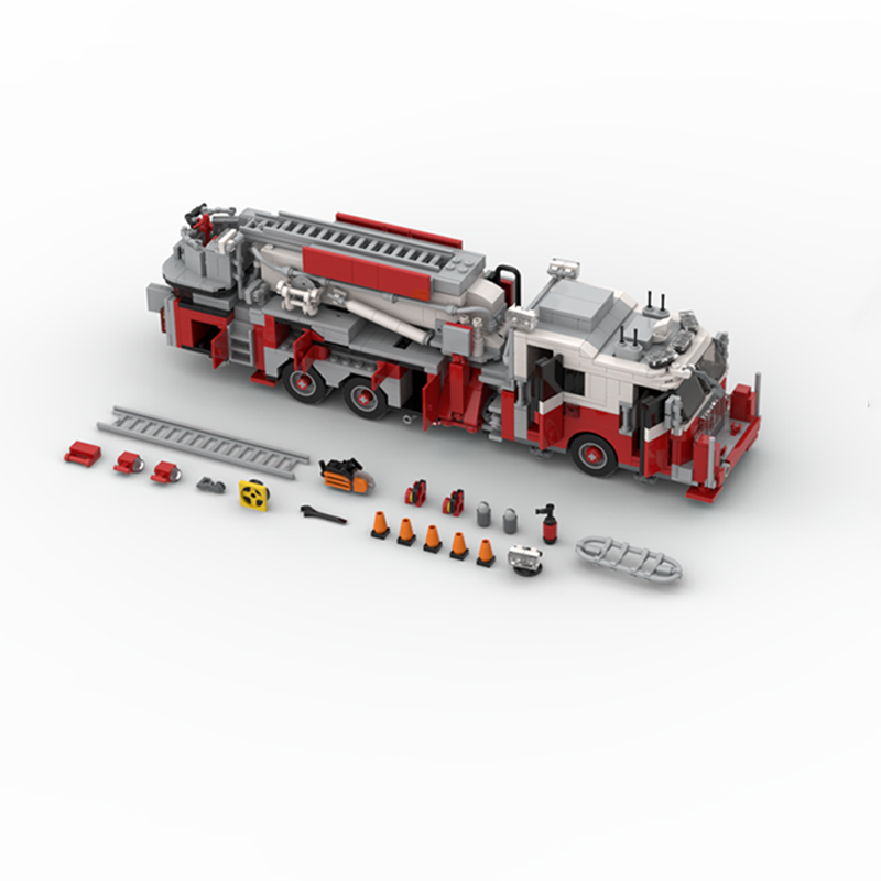1365pcs MOC FDNY - New York -  - Fire Escape Ladder review and price