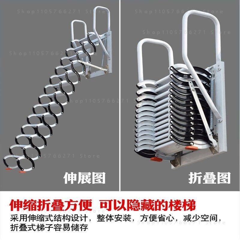 Attic Telescopic Ladder Foldab - Fire Escape Ladder review and price